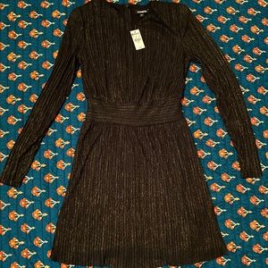 Brand new express black metallic dress